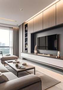 Taille et couleur personnalisées meuble TV moderne meuble meuble TV meuble TV en bois - Product Image 6