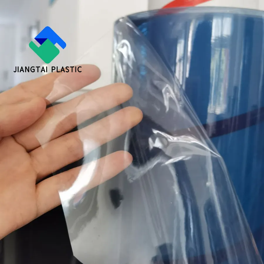 Jiangtai kristal PVC Film plastik levha süper net PVC rulo