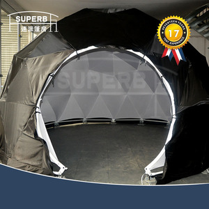 Tenda a Cupola Geodetica Trasparente in PVC di Alta Qualità per Hotel e Glamping, Protezione UV, Ecologica, per Tutte le Stagioni, Resort e <span class=keywords><strong>Safari</strong></span> - Product Image 4