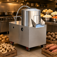 Machine industrielle automatique de pelage et de finition des pommes de terre, du gingembre et des patates douces