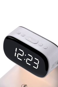 Réveil avec écran LED JEDI, <span class=keywords><strong>chargeur</strong></span> sans fil 3 en 1, station de charge rapide avec commande tactile, veilleuse - Product Image 3