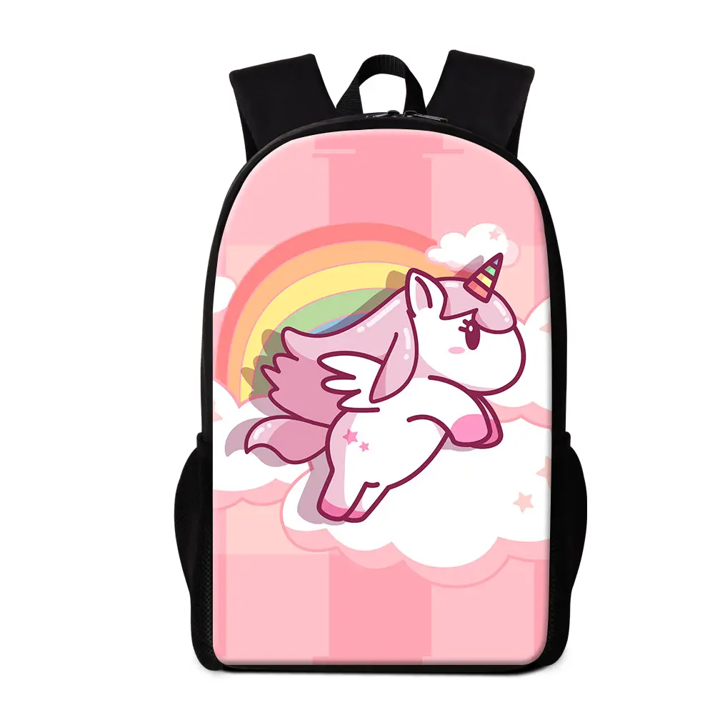 Tas sekolah anak-anak Unicorn Escolar desain baru tas tangan Unicorn sekolah besar anak-anak pelangi untuk anak perempuan