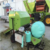 Gain de temps intégré Baler Wrapper Processeur de balle ronde pour la production d'aliments pour animaux