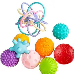 Новый Раннее Обучение Детские Подарочные игрушки разведки, десен Мягкий прорезыватель для зубов пластик колокольчик пластиковые игрушки детские развивающие игрушки