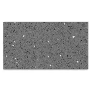 Shimmer Grey Quartz Stone Tile 60x30 CM Factory Supply Sparkling White Quartz Flooring Tiles