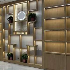 Système d'étagères d'affichage en bois, rayonnage léger pour les magasins de proximité, les magasins de détail - Product Image 5