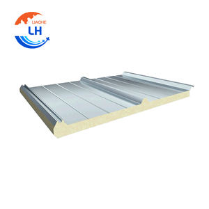 Panneau d'<span class=keywords><strong>isolation</strong></span> pour mur de 6 mètres panneaux sandwich thermiques en PU EPS CE pour panneaux de toiture - Product Image 1