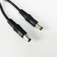 Rallonges de câble d'alimentation cc personnalisées de 1M 5.5x2.1mm mâle à mâle connecteur CCTV 12V DC5521 5525 câble d'extension