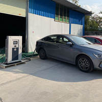 Stations de recharge commerciales DIBOEV OCPP montées au sol 120kW Type2 APP Double prise EV chargeur 3 phases EV chargeur EV