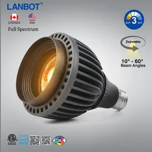 Sergi aydınlatma iyi ısı dağılımı fan e27 lamba 30w 35w 40w spot parça par30 led ampul ışık