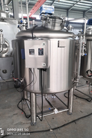 Cuve de mélange sanitaire automatique avec agitateur à vis en acier SUS304, capacité de broyage pour système de brassage de bière artisanale