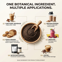 Poudre de racine de Maca noire 100% pure, poudre de Maca péruvienne en vrac, vente en gros pour les boissons, compléments alimentaires, OEM, étiquette privée