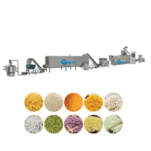 Automatic Snow Flakes Slice Corn Wheat Equipment Bread Crumb Processing Line