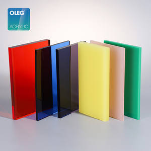 OLEG <span class=keywords><strong>Plaque</strong></span> acrylique en verre <span class=keywords><strong>plexi</strong></span> transparent de 3mm <span class=keywords><strong>personnalisée</strong></span> de n'importe quelle taille feuille acrylique transparente/feuille acrylique irisée PMMA - Product Image 5