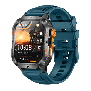 Montre connectée de sport HT49 pour l'extérieur, design triple protection, appels Bluetooth, suivi de la fréquence cardiaque, de l'oxygène sanguin et de la santé - Product Image 1