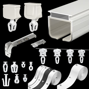 Rails de rideaux en alliage d'aluminium à plis ondulés de haute qualité et écologiques Foshan - Product Image 1