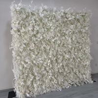 Panneau floral 3D de roses rouges de luxe, moderne et de haute qualité, en soie haute densité, pour toile de fond murale, idéal pour mariages romantiques, événements et fêtes
