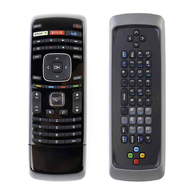 QWERTY Keyboard TV Remote Control Use for VIZIO SMART TV XRT301 Net/flix Ama/zon Vudu High Quality Have Stock XRT-301 XRT-300