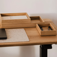 Plateau de service rectangulaire en bois, long plateau à charcuterie, pliable et empilable, pour cuisine, décoration intérieure, laqué, rangement salle de bain