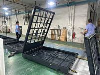 Fabrikasi Lembaran Logam Kustom Baja Tahan Karat dan Aluminium Kabinet Layar LED Lipat Tahan Air untuk Luar Ruangan