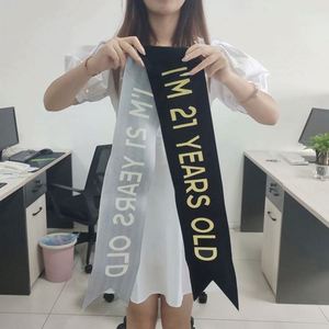 Meilleures ventes : Écharpe de corps en ruban personnalisée pour concours de beauté et anniversaire - Product Image 6