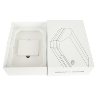 Boîte électronique blanche personnalisée avec impression, étui en papier, insert en carton blanc, plateau, emballage de vente au détail haut de gamme