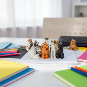 Multiple <strong>Dogs</strong> to Choose From, Pet Shaped Keychain, Pet Memorial Gift Keyring, Handmade Key Holder for Collecting <strong>Dog</strong> - Product Image 2