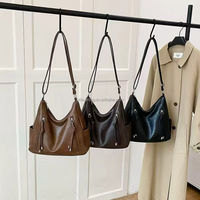 Sac à bandoulière carré petit en PU imperméable pour femme avec fermeture éclair, capacité de 1 à 1,9 L, prix de gros d'usine, sacs à main