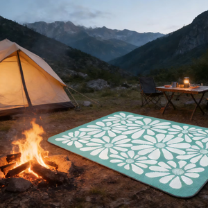 Tapis de camping extérieur facile à nettoyer en gros, tapis de pique-nique en plastique PP - Product Image 1