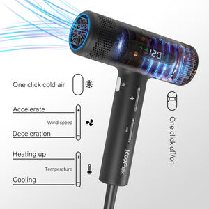 <span class=keywords><strong>Secador</strong></span> <span class=keywords><strong>de</strong></span> <span class=keywords><strong>Pelo</strong></span> Profesional Koofex KF-8255 OEM/ODM con Diez Millones <span class=keywords><strong>de</strong></span> Iones Negativos, 1800W <span class=keywords><strong>de</strong></span> Alta Velocidad, Motor sin Escobillas <span class=keywords><strong>de</strong></span> 110000 RPM - Product Image 3