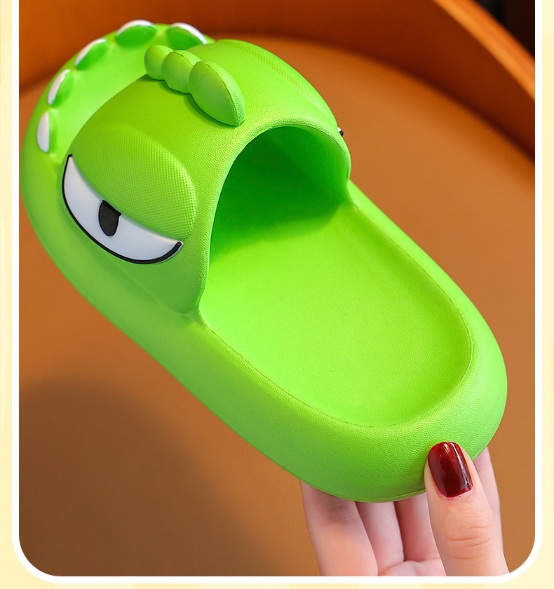 Summer Kids Cartoon EVA Slides Shoes Children Sandals and Slippers Non-slip Bath Shoes