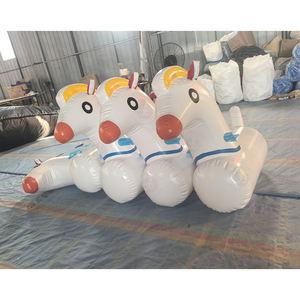 4 pièces lot gonflable saut à cheval tour sur Hop Derby saut chevaux à vendre amusant ensemble de jouets de plein air pour les enfants - Product Image 5