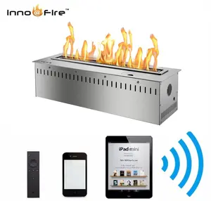 Inno living fire 1.2 M 48 inch wall insert electric remote control bio ethanol fireplace fireplaces