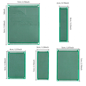5pcs 8 Sizes Double Side Prototype PCB Tinned Universal Board Experimental Plate <strong>Circuirt</strong> Hole Bread Board 2.54mm Glass Fiber - Product Image 4