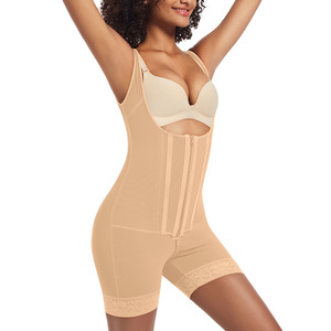 <span class=keywords><strong>Body</strong></span> gainant une pièce pour <span class=keywords><strong>femme</strong></span> en nylon avec <span class=keywords><strong>dentelle</strong></span>, antibactérien, effet amincissant et sculptant pour la taille et le ventre, et rehaussement des fesses - Product Image 3