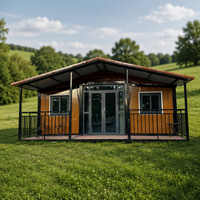Conteneur modulaire extensible de haute qualité, portable, personnalisé, moderne, alimenté à l'énergie solaire, avec panneaux sandwich, pour chambre, villa, supermarché