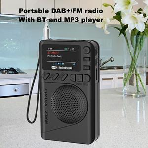 Xách tay DAB/DAB + FM Đài phát thanh BT 5.0 TFT hiển thị màu sắc với xây dựng trong loa và SD Thẻ MP3 Máy nghe nhạc - Product Image 2
