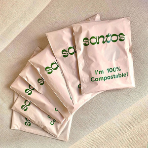 Custom sustainable compostable biodegradable postal E-commerce clothing packaging mail mailer courier packing shipping bags