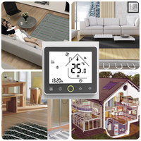 Beca OEM ODM BAC-002 Smart Fan Coil Unit Contrôle de la température 24v 220V Zigbee Modbus Wifi Room Thermostat