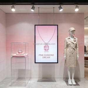 Pantalla Publicitaria Digital de Doble Cara para Techo de 2500 Nits, Pantalla LCD para Ventanas, Pantalla Publicitaria para Tiendas - Product Image 1