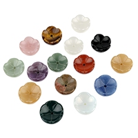 Support d'encens Feng Shui en cristal coloré sculpté en forme de fleur, pierres précieuses curatives, écologique, pour aromathérapie DIY et énergie