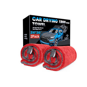 Double Twist Pile <b>Towel</b> <b>Large</b> Premium 1200 GSM Microfiber <b>Towel</b> Thick Soft Super Water Absorbent Car Microfiber Drying <b>Towel</b> - Product Image 1