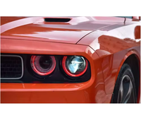 Faros Delanteros LED RGB Auto-y para Dodge Challenger 2008-2014, Luces Delanteras LED para Dodge Challenger, Accesorios para Automóviles