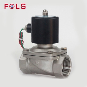 Válvula Solenoide de Bola de 2 Vías DN40 de 1.5 Pulgadas 2W-400-40 Normalmente Cerrada de Acero Inoxidable AC220V DC12V DC24V para Agua, Aceites y Aire - Product Image 3