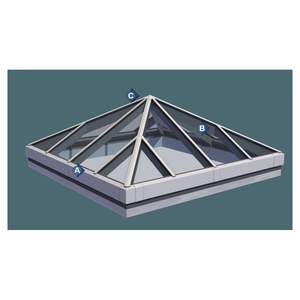 Fenêtre lucarne stores toit ouvrant pour maison artificielle de haute qualité usine <span class=keywords><strong>pas</strong></span> <span class=keywords><strong>cher</strong></span> métal aluminium cadre Double verre - Product Image 5