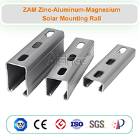Rails de montage solaire en acier ZAM C Art Sign – Installation rapide, structure de support photovoltaïque pour systèmes de montage solaire au sol et sur toiture