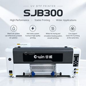 Impresora UV DTF Gwin SJB300 de 33 cm, Máquina Automática de Etiquetas de Cristal de Alta Precisión, Diseño de Doble/Triple Cabezal, Compatibilidad Flexible, Nueva - Product Image 1