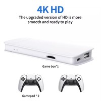 Retro Game Stick M15 Mini TV Consola de juegos portátil Gamepads inalámbricos 64G 20000 + Juego retro Salida HD Dos jugadores para PS1