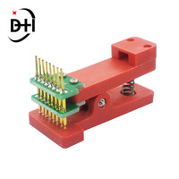 Fila única de 2,54 Mm 3P 4P 5P 6P 7P 8P 9P 10P PCB Clip abrazadera accesorio sonda Pogo Pin descarga programa quemar precio competitivo