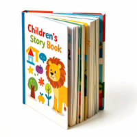 Libro de Cuentos Infantiles de Tapa Dura, Impresión Personalizada, Colorido, en Inglés, para Leer antes de Dormir, para Niños en Edad Preescolar, Educación Temprana